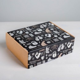 Складная коробка «Брутальность», 27 × 21 × 9 см  6 отзывов