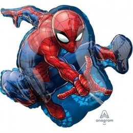 Шар фольгированный Человек-паук в прыжке 73 см