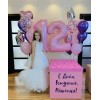 Коробка-сюрприз с шарами #15 Розовый рай