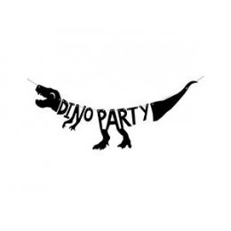 Гирлянда Динозавр черный бум 90см