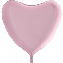 Фольгированная фигура СЕРДЦЕ 36" Пастель Pink
