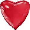 Шар (19''/48 см) Сердце, Красный, 1 шт.