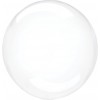 Шар (30''/76 см) Сфера 3D, Deco Bubble, Прозрачный, Кристалл, 10 шт. в упак.