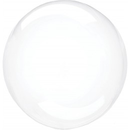 Шар (30''/76 см) Сфера 3D, Deco Bubble, Прозрачный, Кристалл, 10 шт. в упак.