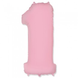 Ф ЦИФРА 1  32" Pastel Pink