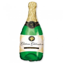 Шар фольгированный Бутылка шампанского 91 см